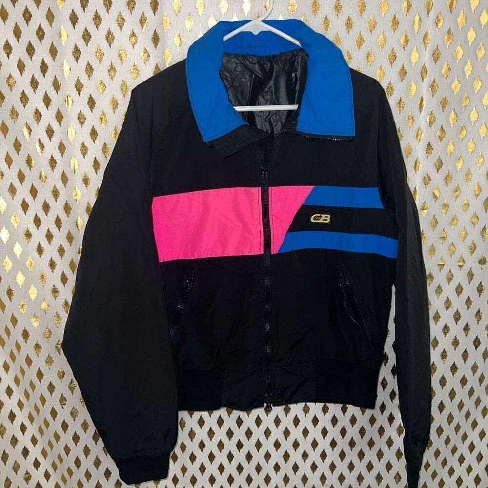 Vintage ski jacket 80s CB sports size M